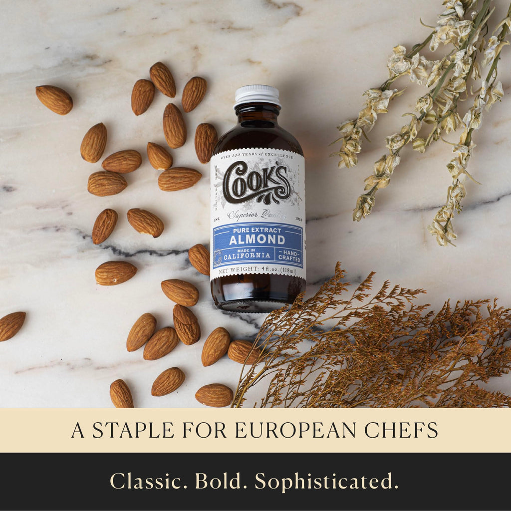 Cook's Pure Almond Extract for Baking, Allergen-Free, 4 oz