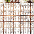 Flower Stencils for Painting on Walls Flower Stencil Floral Stencil for Painting on Wood Canvas DIY Crafts Decor