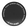 MHW-3BOMBER 58mm Espresso Puck Screen - 0.2mm Ultra Thin Espresso Puck - Metal Reusable Coffee Filter for Portafilter Basket 58mm - Puck Screen with Titanium Coating FG5642-OS