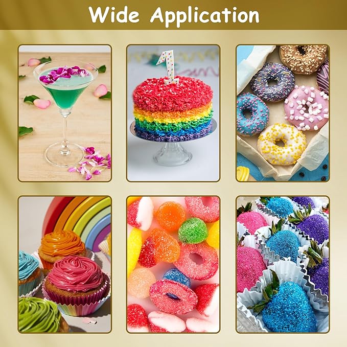 Glitter & Glitz Edible Glitter for Drinks - Premium Drink Glitter Edible Dust for Cocktails, Baking, Brew, Champagne - Luster Dust and Cocktail Glitter - Edible Glitter for Drinks Decoration (Pink, 5Grams)