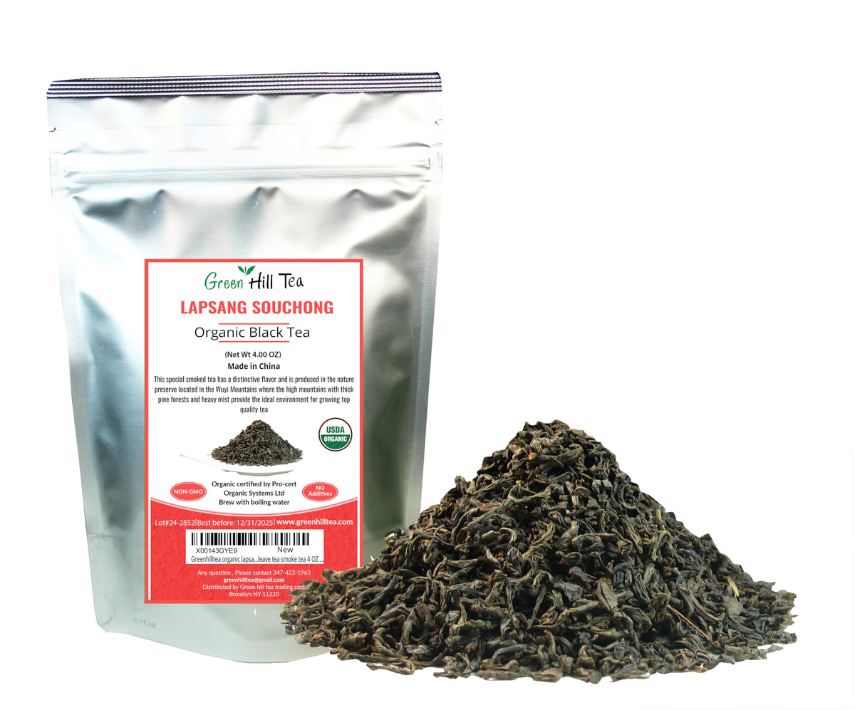 GreenhillTea Aged puerh tea Yunnan Pu-erh – Fermented Loose Leaf Tea, Smooth & Earthy Flavor, Pu-erh tea is an excellent, nutrient-rich choice for brewing kombucha, NO GMO, NO Additives, 100% natural 4 oz