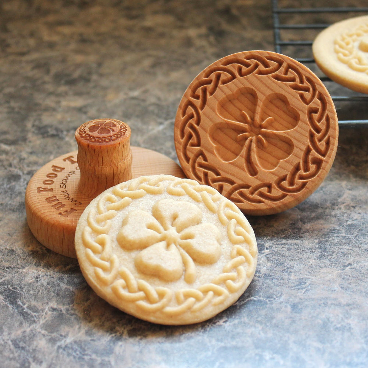 Fun Food Tools, Wood Cookie Stamp, 2.5 Inch (Chartres Cathedral CS-056)