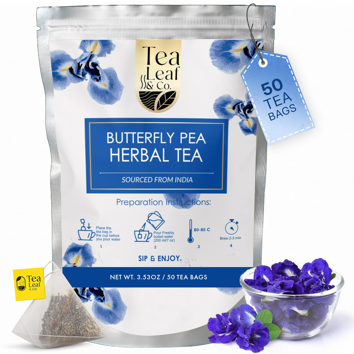 Sweet Hibiscus Cinnamon Green Tea (3.5oz), Natural Herbal Infusion, 50 Bags
