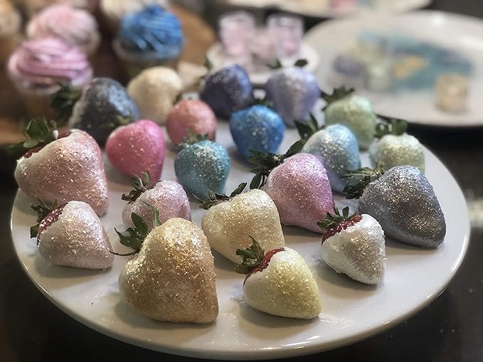 Silver Sage BAKELL Edible Glitter, 45 Grams | TINKER DUST Edible Glitter | KOSHER Certified | 100% Edible Glitter | Cakes, Cupcakes, Cake Pops, Drinks, Dessert Vegan Glitter & Dusts (45g Shaker, Silver Sage)