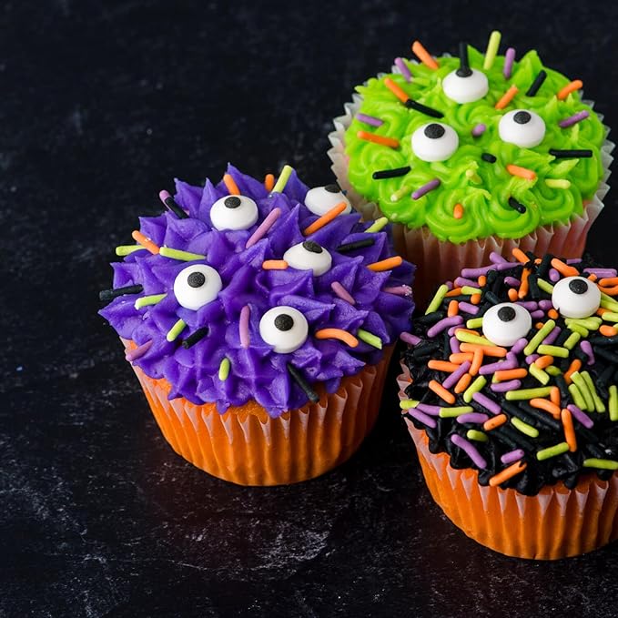 Sweets Indeed Frosting Kit plus Sprinkles Frosting Tubes nozzles 11.71 ounces Perfect for baking and cookie decoarting (Monster Mash)