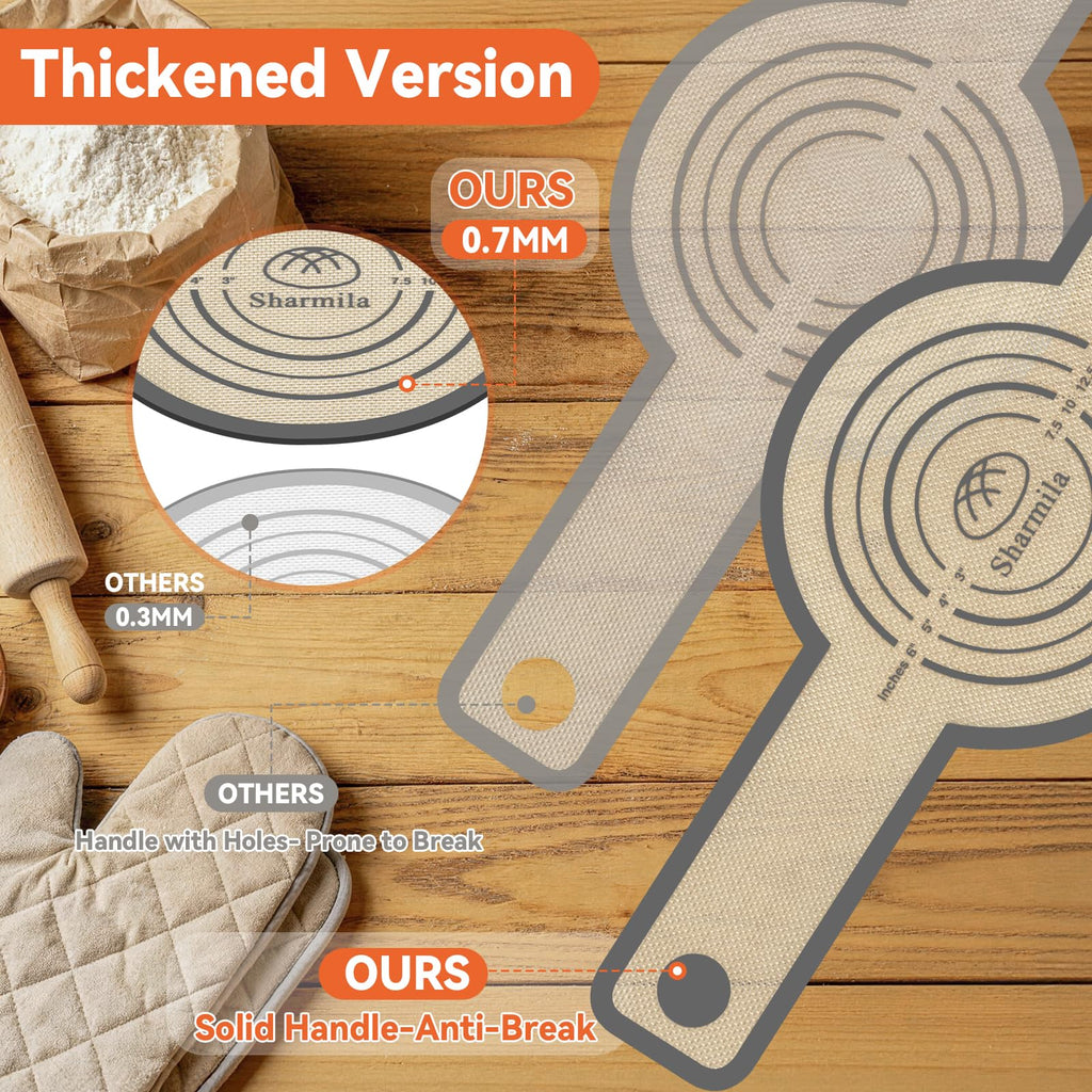 Sharmila 2Pc Silicone Bread Sling for Dutch Oven Sourdough Baking Tools