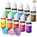 Upgraded Oil Based Food Coloring for Chocolate, 10 Colors , for Candy Melts, Nomeca Edible Food Dye for Baking Cake Decorating Cookies Icing Fondant Meringues - .35 Fl. Oz Bottles
