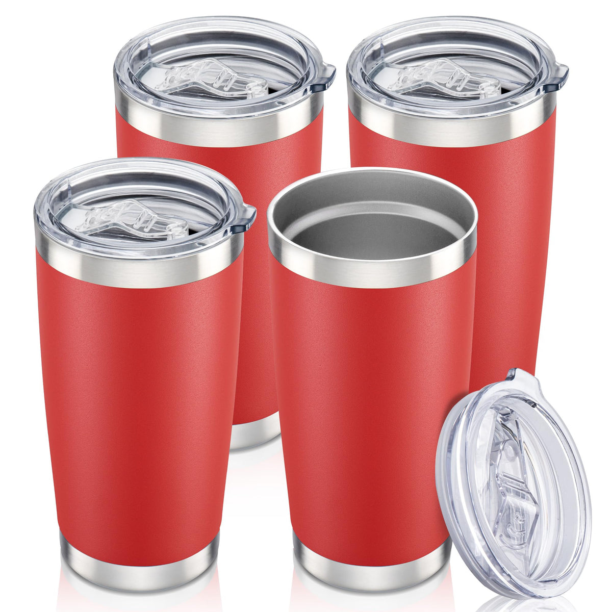 20 oz Tumbler with Lid Stainless Steel Insulated Tumblers Bulk Cups Mug