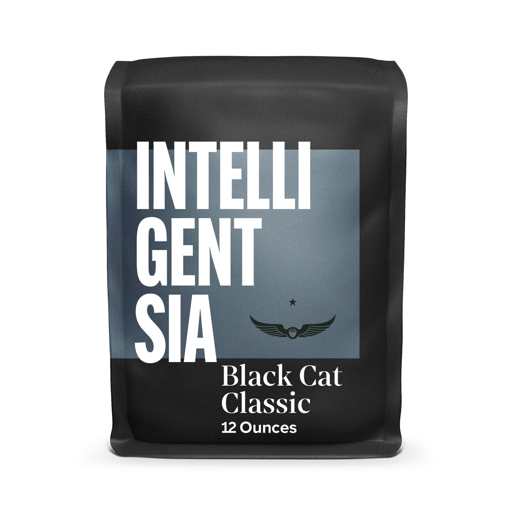 Intelligentsia Coffee, Light Roast Whole Bean Coffee, 100% Arabica Coffee - Black Cat Classic Espresso 12 Ounce Bag
