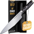 Cutluxe Chef Knife 8" Japanese Kitchen Knife – High Carbon Steel, Full Tang