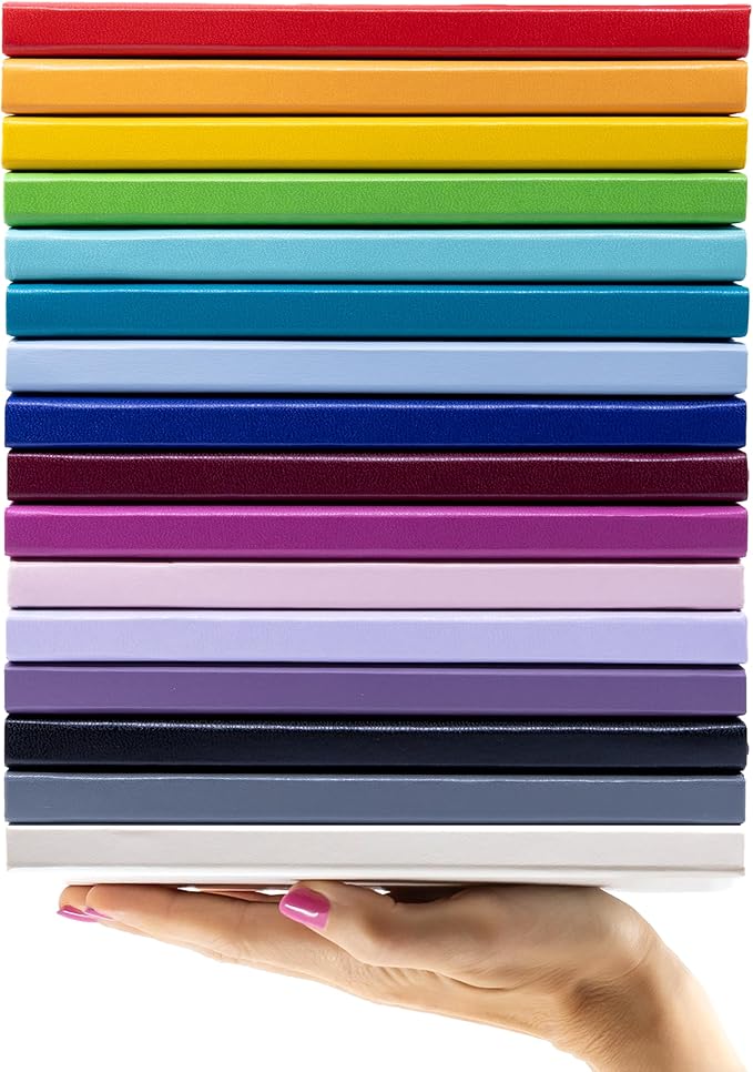 PAPERAGE Dotted Journal Notebook, (Sage Green), 160 Pages, Medium 5.6 in x 8 in - 100 GSM Thick Paper – Hardcover Journaling Notebook for Work, School & Bullet Journaling