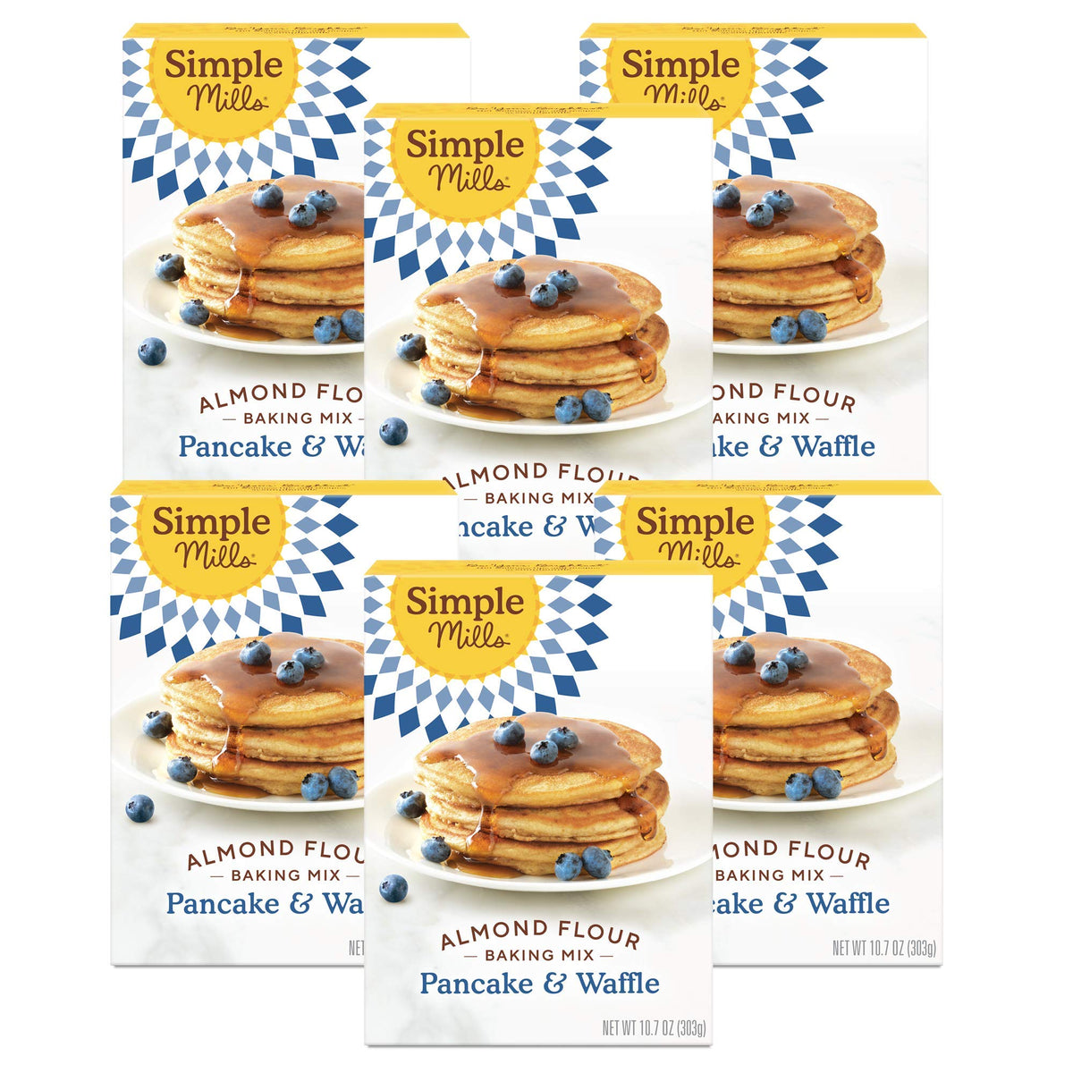 Simple Mills Almond Flour Pancake and Waffle Mix, Pumpkin, 1pk, 10.7oz