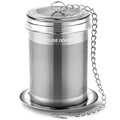 HOUSE AGAIN Tea Infuser, Extra Fine Mesh Tea Infusers for Loose Tea, 18/8 Stainless Steel Tea Strainer with Extended Chain Hook, Tea Steeper for Brew Tea, Spices & Seasonings Small × 2