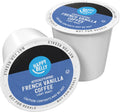 Amazon Brand - Happy Belly Light Roast Coffee Pods, French Vanilla, Compatible with Keurig 2.0 K-Cup Brewers, 100 Count