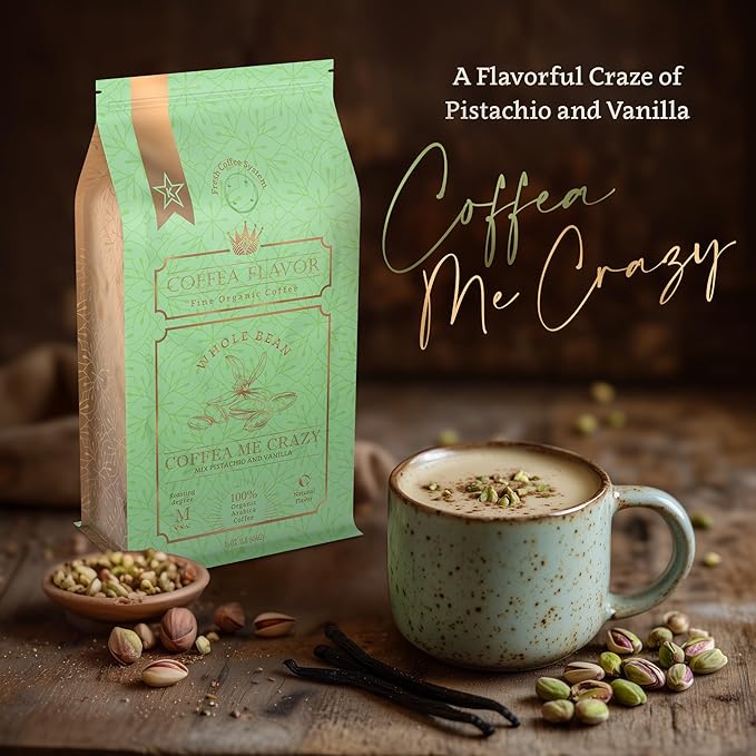 Organic Ground Coffee Medium Roast (16oz) - Coffea Me Crazy Flavored