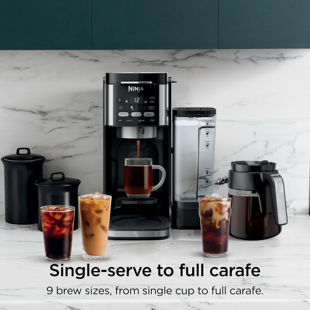 Ninja Drip Coffee Maker, DualBrew Pro Hot & Iced, Black, CFP101