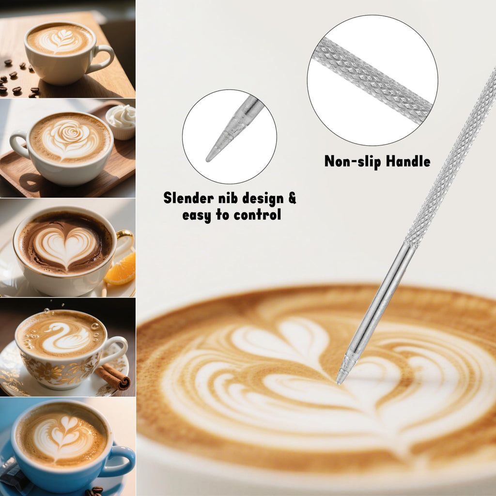 MiShoo™ Milk Frothing Pitcher 20oz – 304 Stainless Steel Milk Frother Cup for Espresso, Latte & Cappuccino – Mixing Pitcher with Spouse Rustproof, Precise Pour Spout, Easy-Clean Espresso Accessories