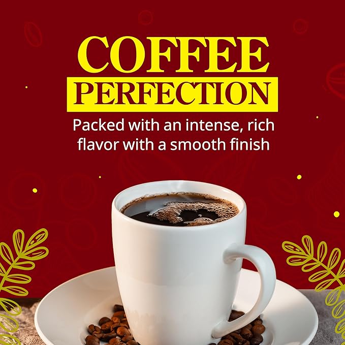 El Coquí Dark Roast Espresso Ground Coffee, Rich, Ground Coffee, Bulk Coffee, Authentic Puerto Rican Style Coffee, Vacuum Sealed, Ground Espresso Beans, 8.83 oz (24 pack)