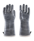 wahoo Liquid Silicone Smoker Oven Gloves, Food-Contact Grade, Heat Resistant Gloves for Cooking, Grilling, Baking, Grey, Medium
