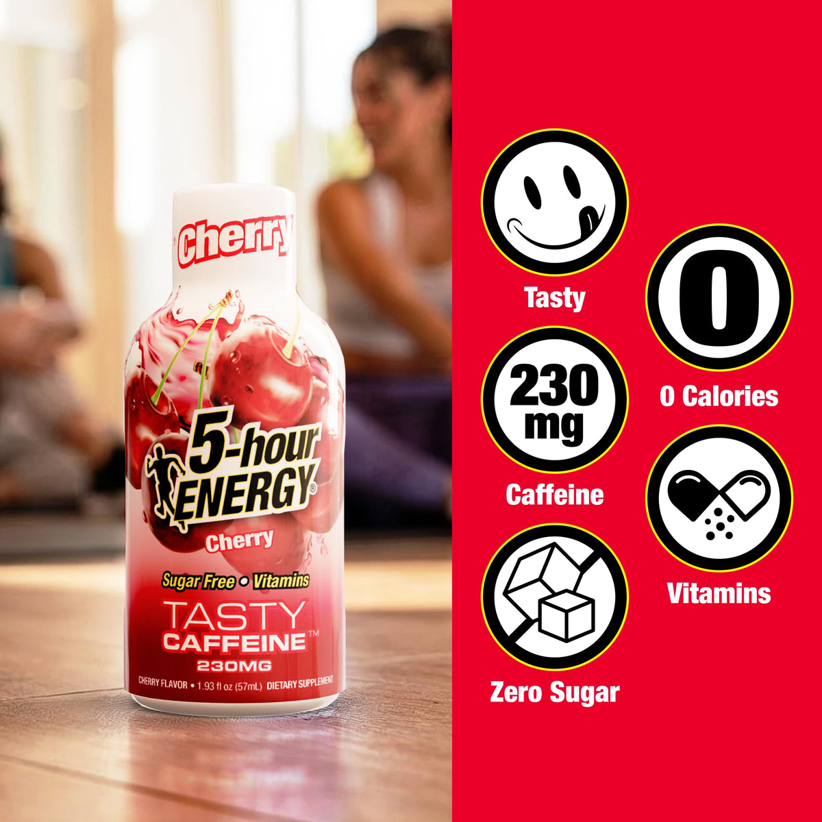 5-hour ENERGY CHERRY Flavor, 20 Count, Extra Strength Energy Shot