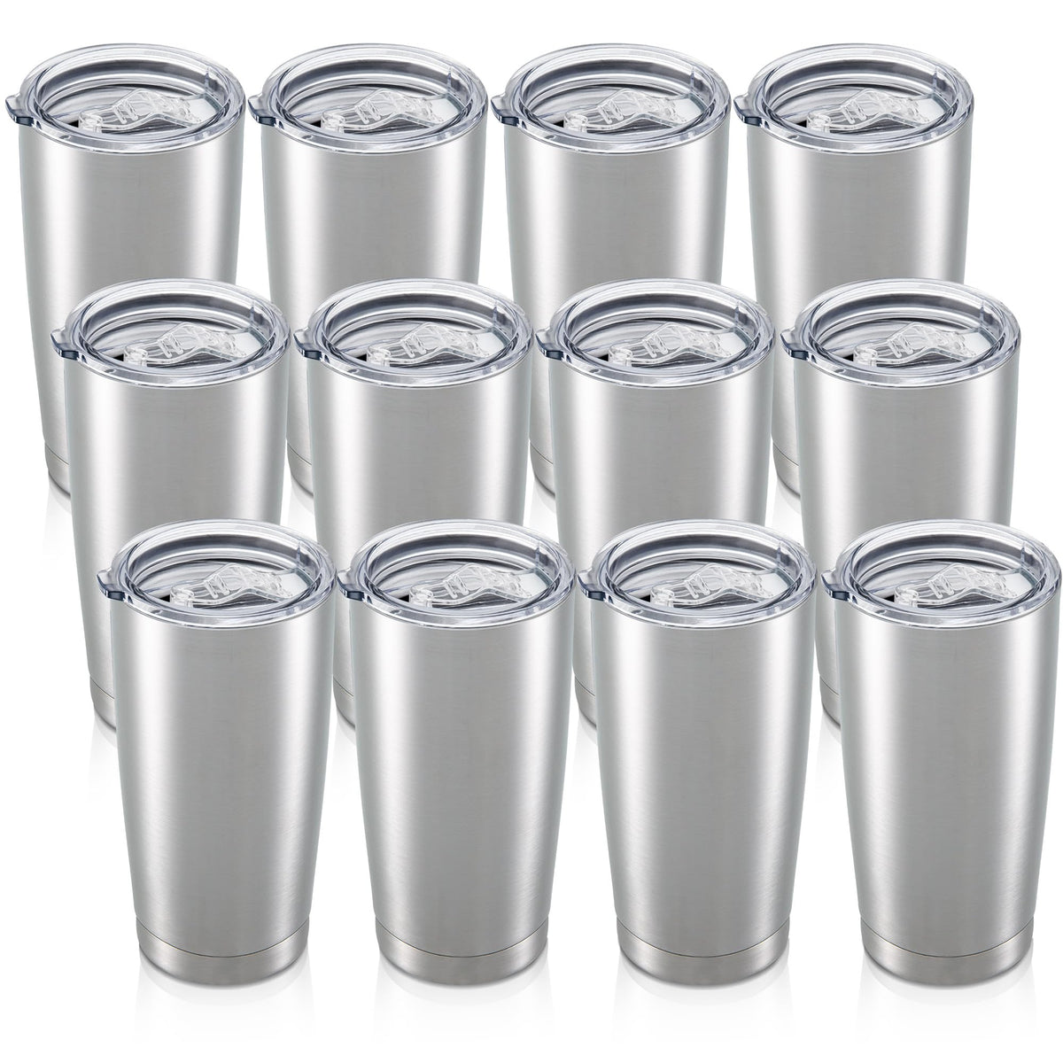20 oz Tumbler with Lid Stainless Steel Insulated Tumblers Bulk Cups Mug
