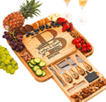 Personalized Charcuterie Board Gifts Set, Custom Large Cheese Board, Charcuterie Board for Wedding, Anniversary, Birthday, Housewarming, Engagement, Party, New Home Gift Couple, Fathers Day, Christmas