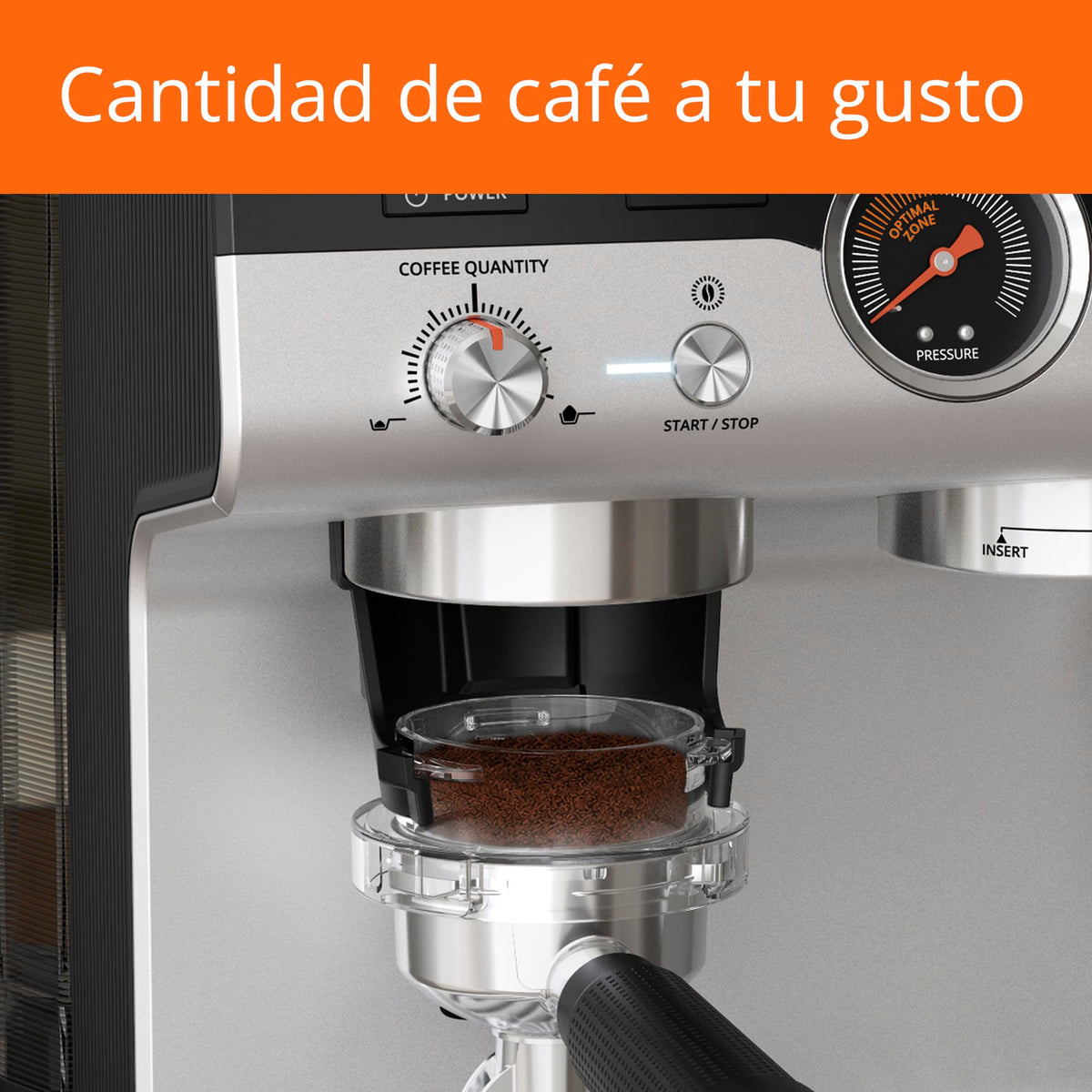KRUPS Barista Espresso Machine with Built-In Grinder, 30 Settings