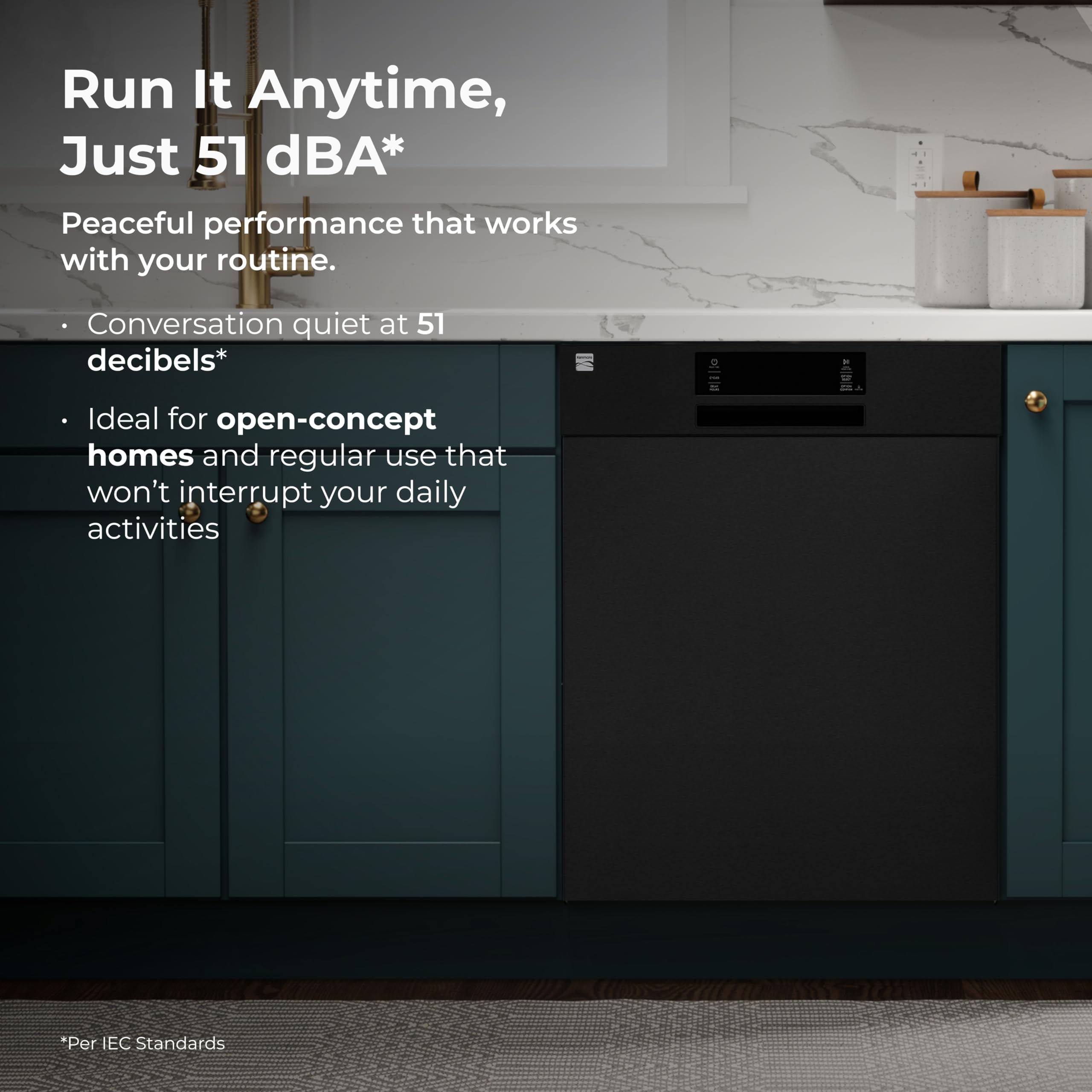 Kenmore 24" Built-In Dishwasher - Black