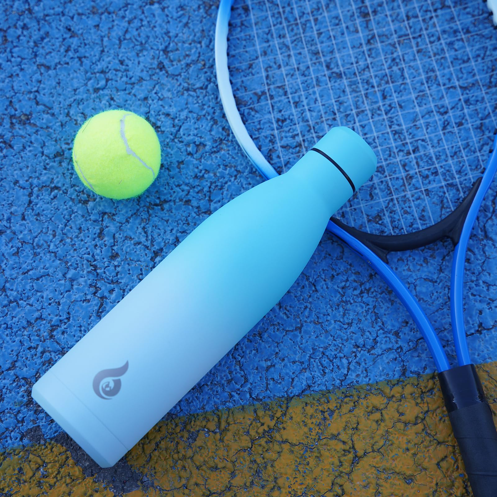 BJPKPK 25 oz Insulated Stainless Steel Water Bottle, Metal Sports Flask
