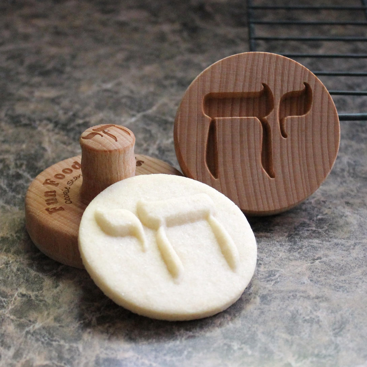 Fun Food Tools, Wood Cookie Stamp, 2.5 Inch (Chartres Cathedral CS-056)