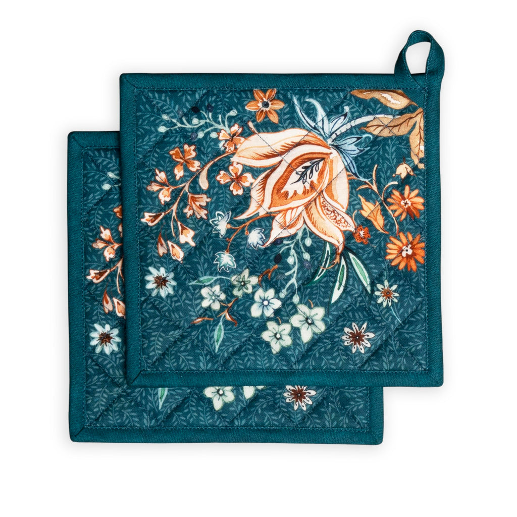 Maison d' Hermine Pot Holders 100% Cotton Potholders (8" x 8", Pack of 2)