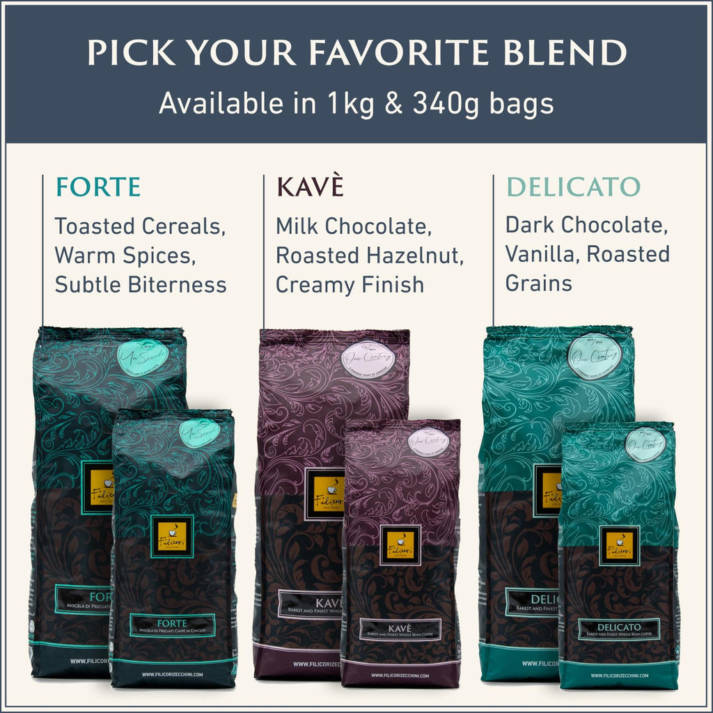 Italian Espresso Beans, Medium Roast Arabica Robusta, Whole Bean Coffee