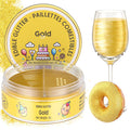 Nomeca Edible Glitter for Drinks Cakes, 8 grams Food Grade Luster Dust Sprinkles Glitter for Cake Decorations, DIY Cocktails, Beverages & Cake Decorating, Dessert Cake Topper (1-Glod)