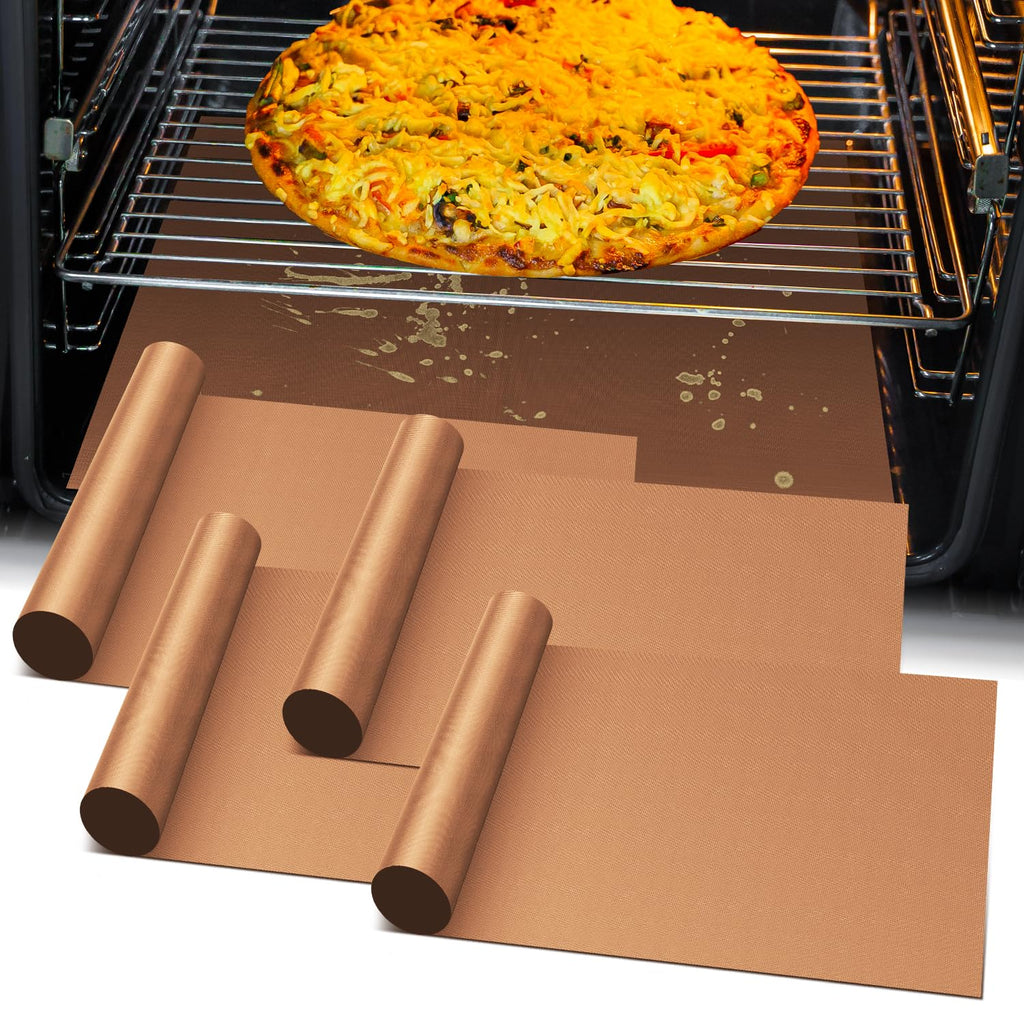 Oven Liners for Bottom of Oven-23.6"x 15.7" Non-Stick Electric Oven Cover for Stovetop,Toaster Oven Drip Liner, Heat Resistant Grill Baking Mat- BPA & PFOA Free Kitchen Accessory to Keep Oven Clean