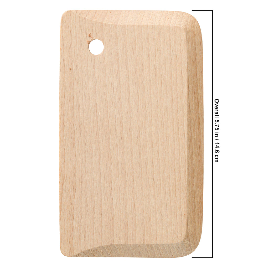 Redecker Wooden Dough Separator & Board Scraper – Durable Untreated Beechwood, Dual Function for Precise Portioning & Neat Workspace – Essential Baking Tool for Home Bakers, Made in Italy