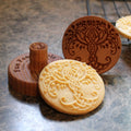 Fun Food Tools, Wood Cookie Stamp, 2.5 Inch (Celtic Tree CS-060)