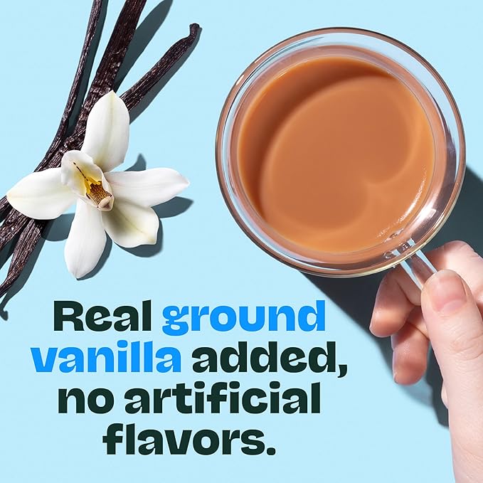 Copper Cow Premium Pour Over Single-Serve Vietnamese Coffee | Vanilla | Dark Roast | Flavored with Vanilla Beans | Includes 16 Coffees