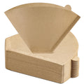 AOZITA #4 Cone Coffee Filters 8-12 Cup, 100 Count Unbleached Natural Coffee Paper Filters, No Blowout, Disposable Coffee Filter for Pour Over and Drip Coffee Maker