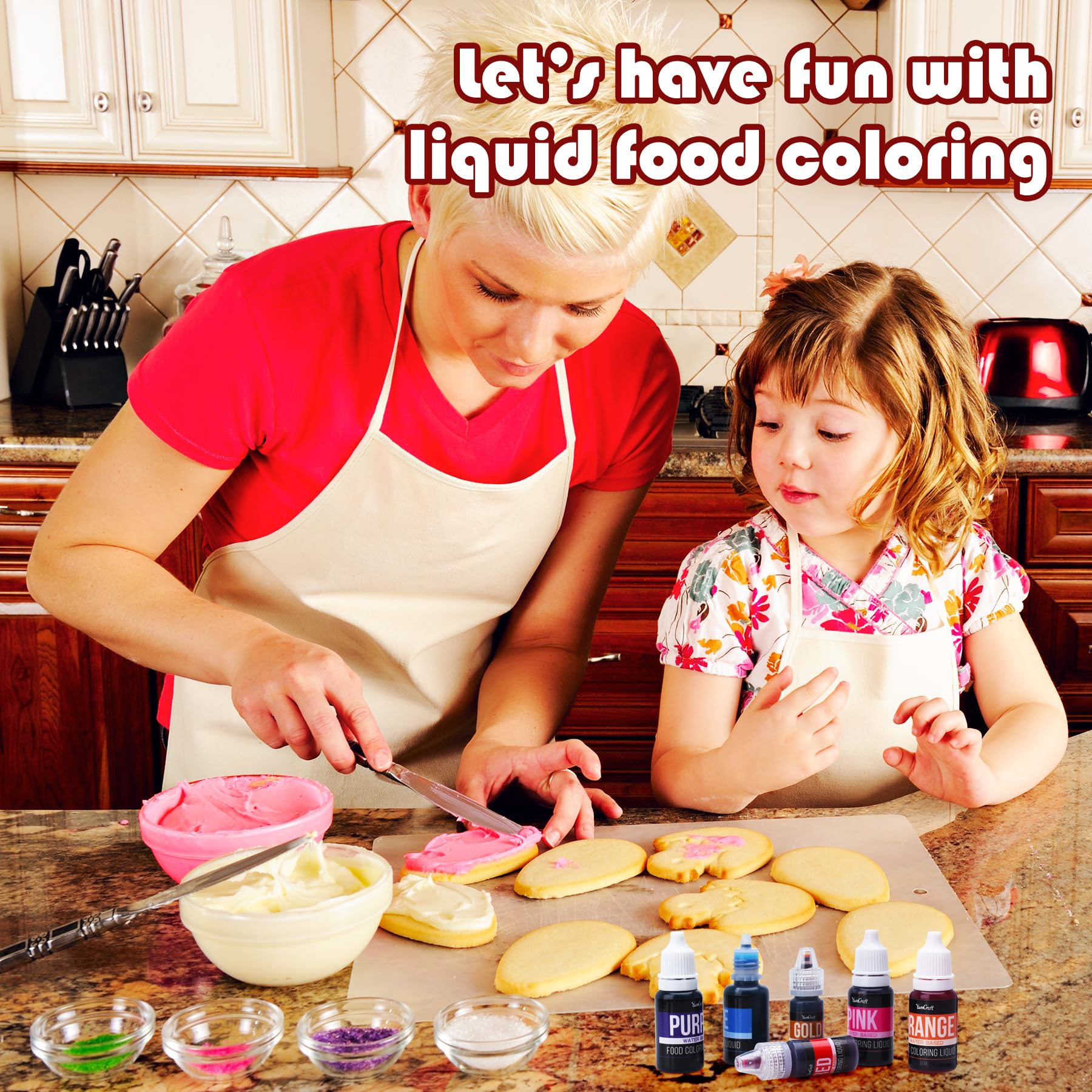 Food Coloring Liquid - Vibrant Color Food Coloring for Cake Decorating, Baking, Easter Egg, Icing - Tasteless Food Color Dye for Fondant, Cooking, Airbrush (Green, 8 Fl.oz)