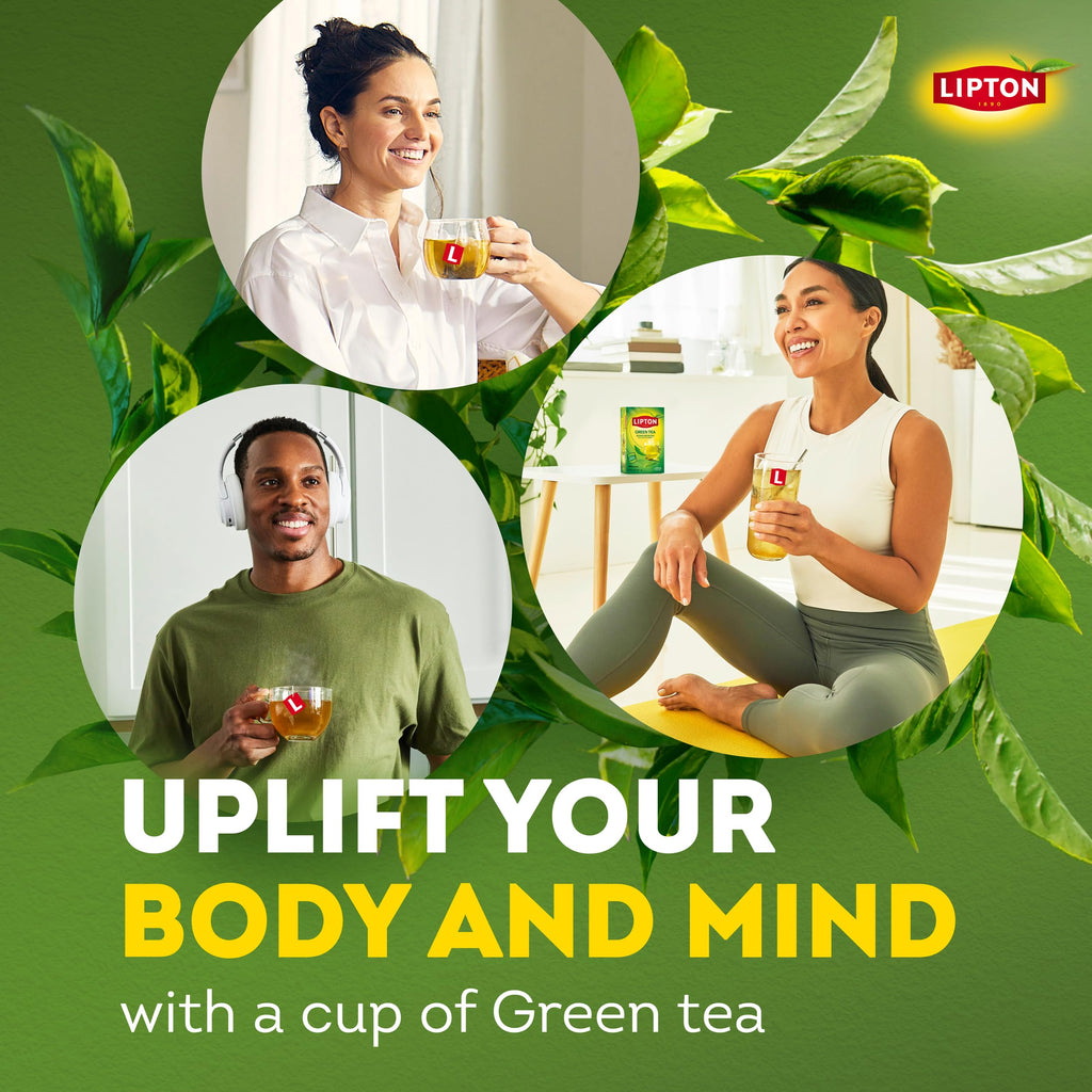Lipton Peach Green Tea Bags, 20 Total Tea Bags