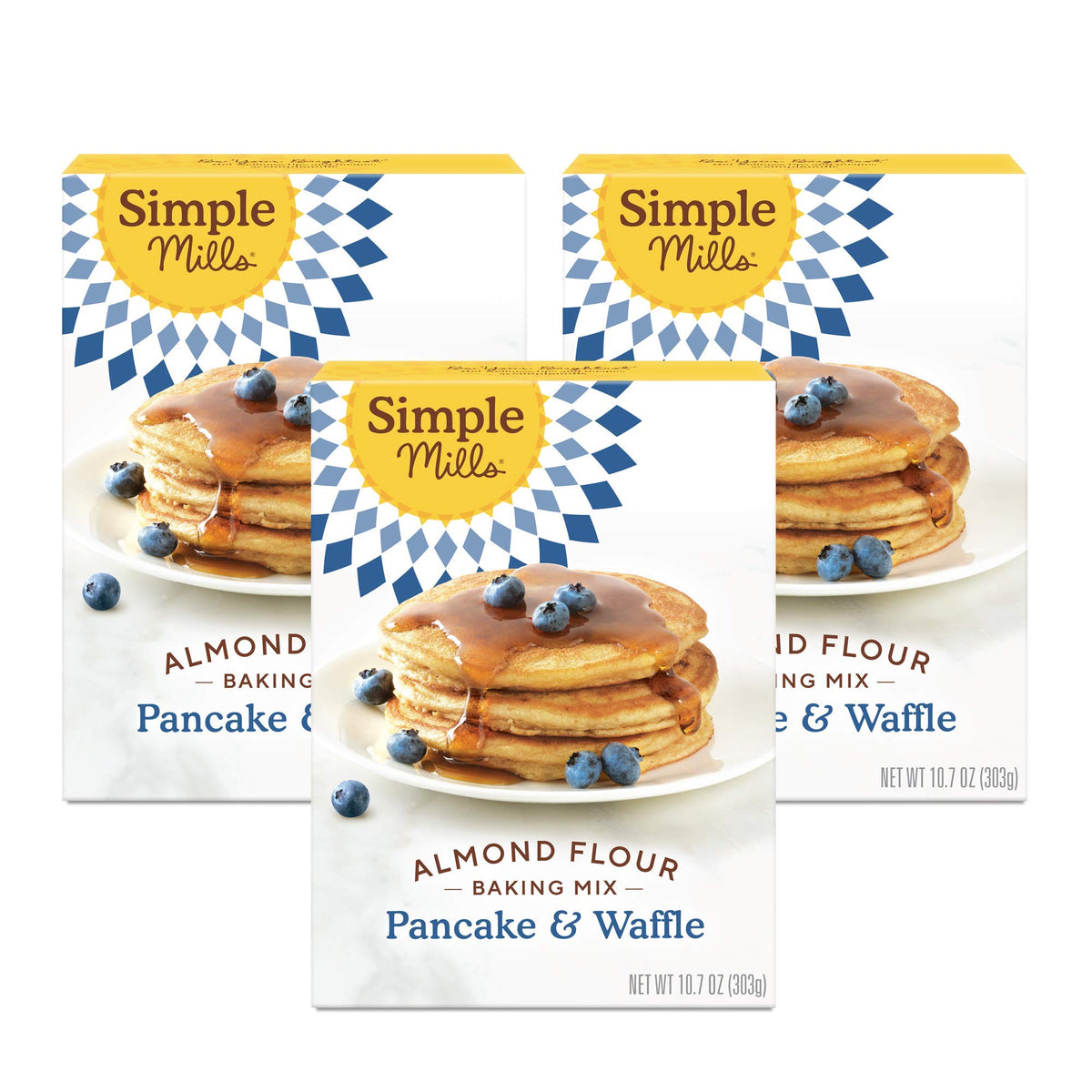 Simple Mills Almond Flour Pancake and Waffle Mix, Pumpkin, 1pk, 10.7oz