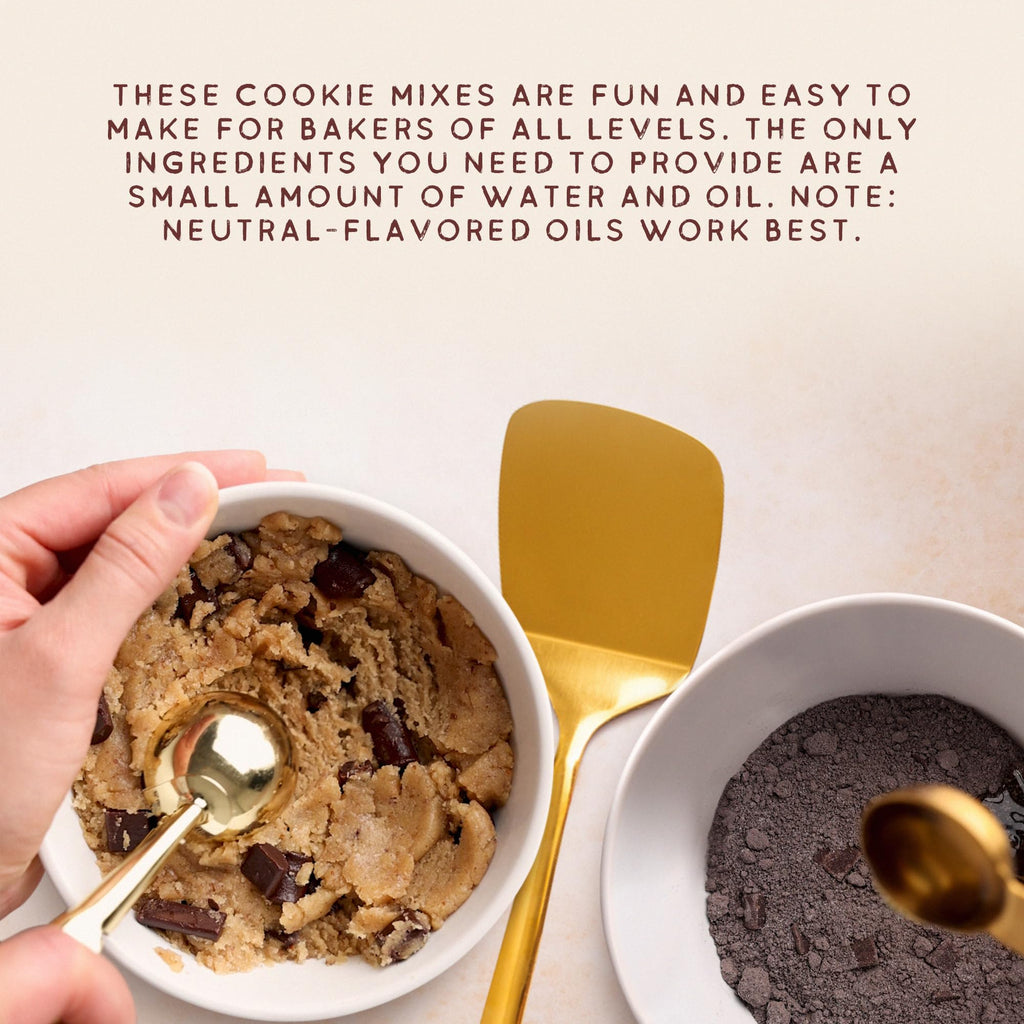 Autumn Sons Baking Co. Gluten Free Chocolate Chunk & Double Chocolate Chunk Cookie Mix Combo Pack. Vegan Plant Based Baking Mix. Top 9 Allergen Free. 9.3 oz (Pack of 2)