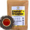 English Breakfast Tea | ORGANIC Ceylon OP grade loose leaf black tea | CRISP, RICH & AROMATIC | 110+ Cups | 100% Idulgashinna SINGLE Estate Tea
