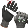 Schwer ProGuard High Level Cut Resistant Work Gloves PR3326 for Extreme Protection，ANSI A9 Cut Gloves with Reinforced Thumb, Non Slip, Non PFAS, Durable, Touch-screen, Black 120 Pairs, L
