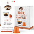 Nespresso Compatible Coffee Pods 100ct Dark Roast Forte | Espresso Italia