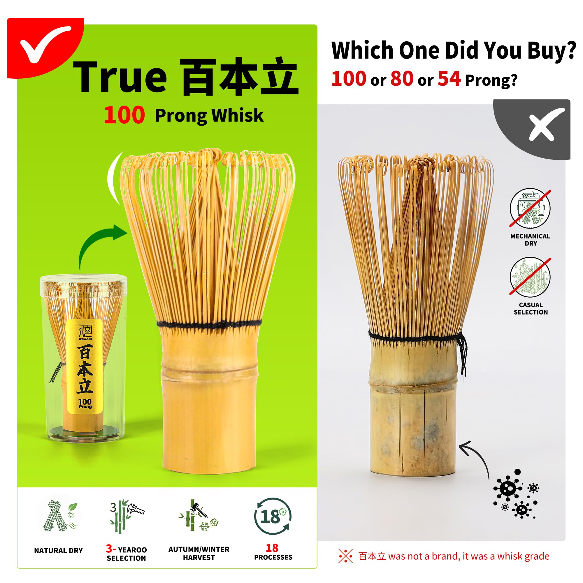 TEANAGOO 7 Pcs Matcha Whisk Set,Matcha Set for Ceremony,Matcha Kit Junware-Blue,Matcha Tea Set for Making Breakfast/Latte,Ceramic Bowl(chawan) whith Spout and Whisk,Gift for Matcha Lover