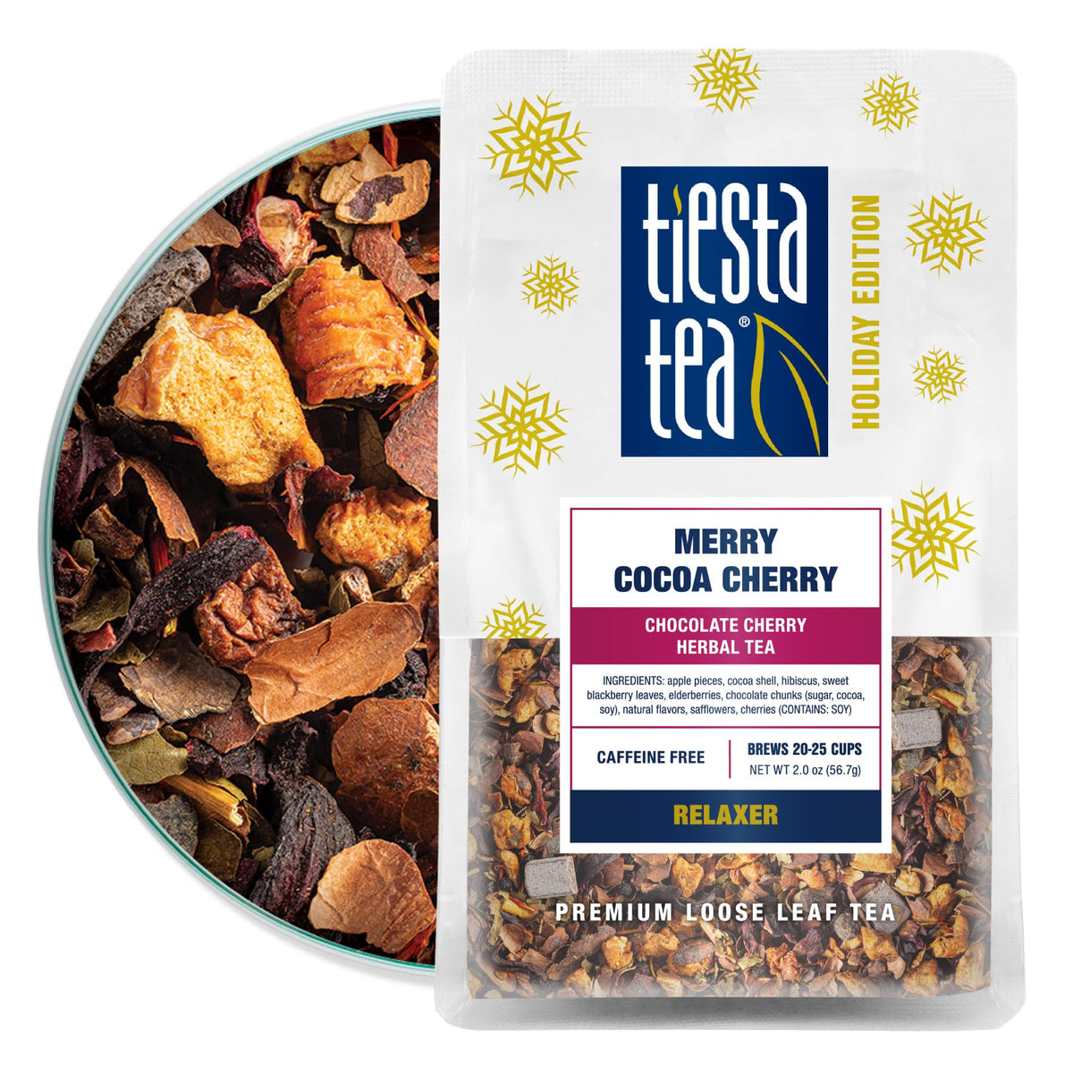 Tiesta Tea - Apple Cider, Loose Leaf, Caramel Apple Herbal Tea Blend, 4oz