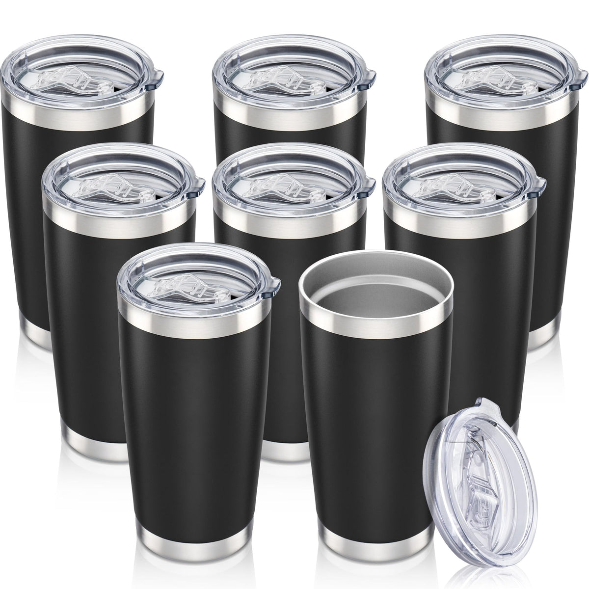 20 oz Tumbler with Lid Stainless Steel Insulated Tumblers Bulk Cups Mug