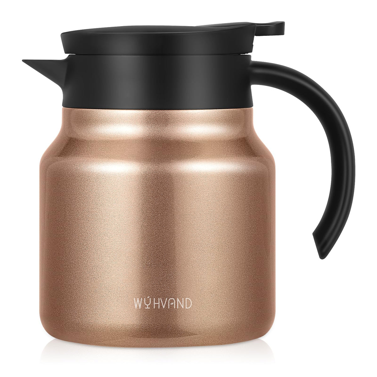 WYHVAND Insulated Coffee Carafe, 51 oz, Keeps Hot for 12H, Cream