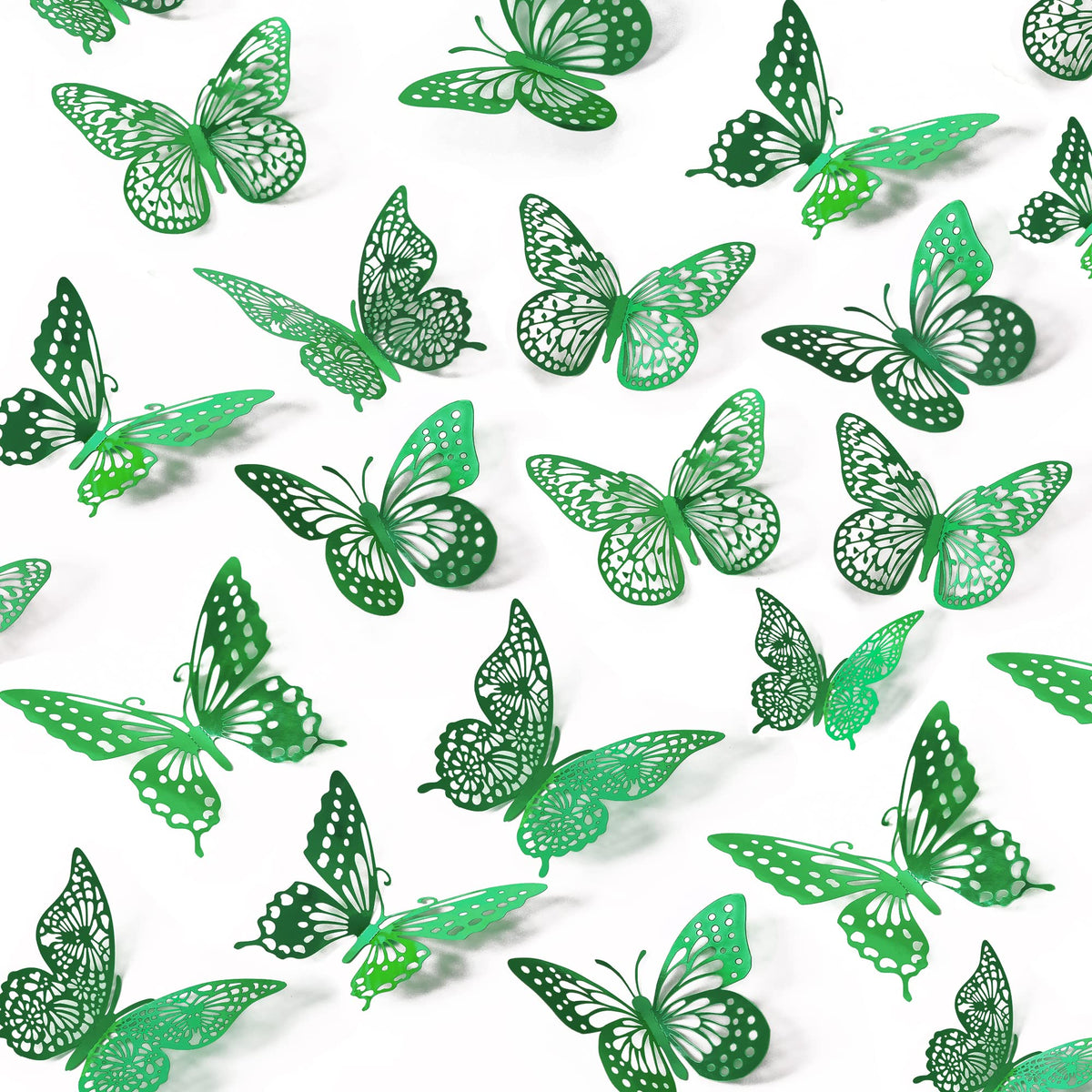 SAOROPEB 3D Butterfly Wall Decor 48 Pcs Purple Butterfly Decorations